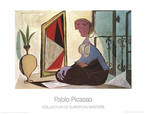 Femme au Miroir de Pablo Picasso, Impresión a la venta en Singulart
