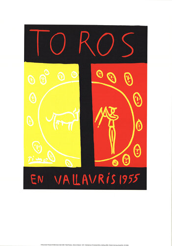Toros En Vallauris von Pablo Picasso, Druck kaufen auf Singulart
