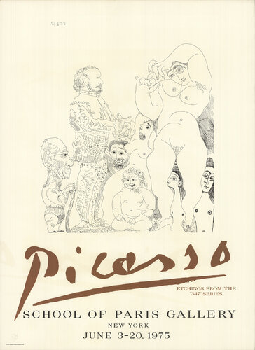 School of Paris Gallery by Pablo Picasso, Print for Sale on Singulart