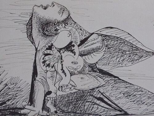 Guernica Horse di Pablo Picasso, Stampa in vendita su Singulart