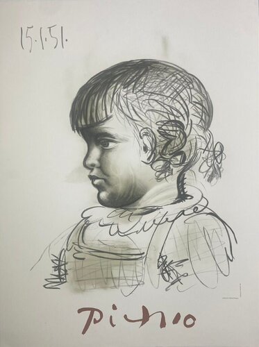 Untitled Small Boy from the Marina Picasso Poster Collection, FREE WORLDWIDE SHIPPING di Pablo Picasso, Stampa in vendita su Singulart
