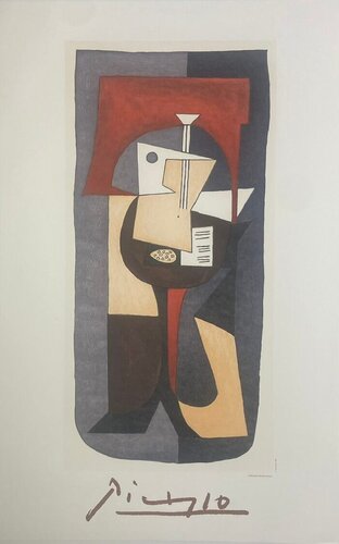 Untitled Stilllife with Table from the Marina Picasso Poster Collection, FREE WORLDWIDE SHIPPING van Pablo Picasso, Afdruk te koop op Singulart