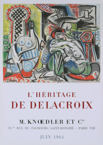 L’Heritage de Delacroix  di Pablo Picasso, Stampa in vendita su Singulart