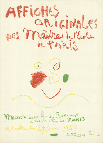 Pablo Picasso - Maitres De L'Ecole De Paris  di Pablo Picasso, Stampa in vendita su Singulart