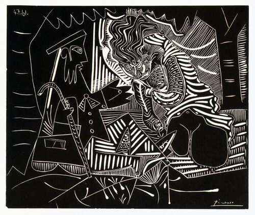 Luncheon on the Grass (white) by Pablo Picasso, Print for Sale on Singulart