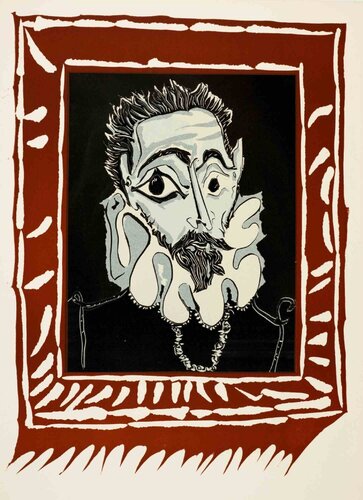Portrait d'Home à la Fraise by Pablo Picasso, 인쇄 for Sale on Singulart
