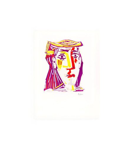 Portrait de Jacqueline de Pablo Picasso, Impresión a la venta en Singulart
