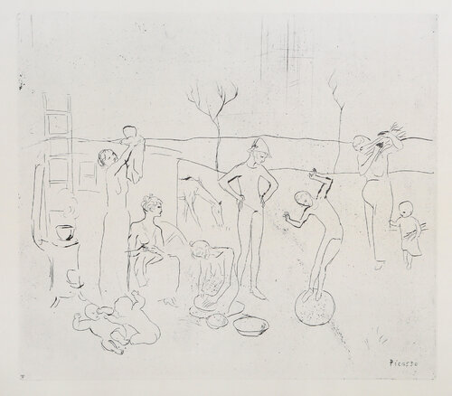 Les Saltinbanques by Pablo Picasso, 인쇄 for Sale on Singulart