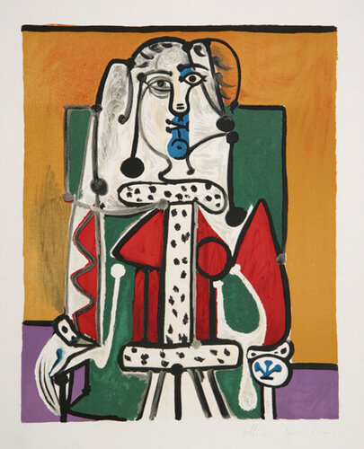 Femme dans un Fauteuil by Pablo Picasso, 인쇄 for Sale on Singulart