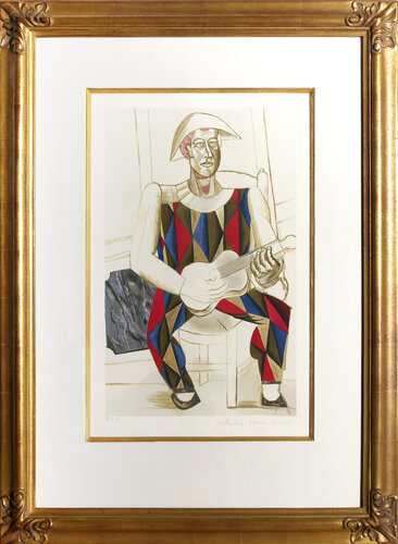 Arlequin a la Guitare by Pablo Picasso, 인쇄 for Sale on Singulart