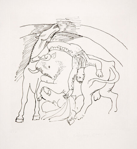 Taureau et Cheval by Pablo Picasso, 인쇄 for Sale on Singulart