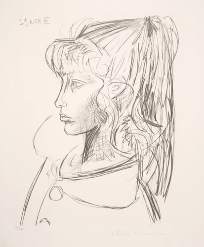 Sylvette de Profil Gauche by Pablo Picasso, 인쇄 for Sale on Singulart