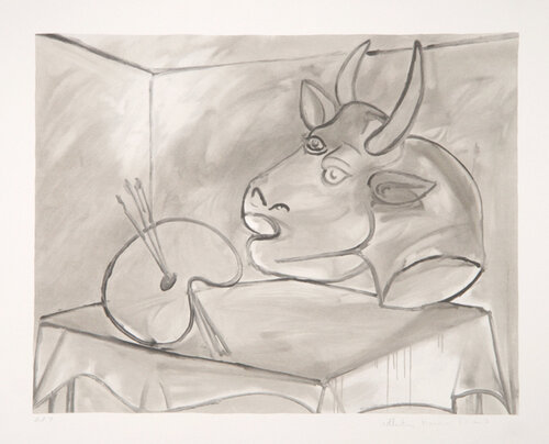 Nature Morte a la Palette et la Tête by Pablo Picasso, 인쇄 for Sale on Singulart
