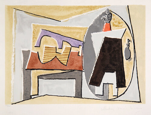 Nature Morte a la Guitare et Pulcinella by Pablo Picasso, 인쇄 for Sale on Singulart