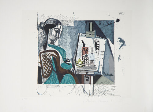 Femme Dans L'Atelier by Pablo Picasso, 인쇄 for Sale on Singulart