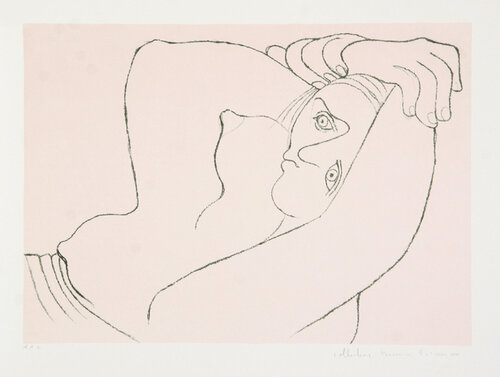 Femme Couchee by Pablo Picasso, 인쇄 for Sale on Singulart