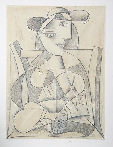 Femme aux Mains Jointes by Pablo Picasso, 인쇄 for Sale on Singulart