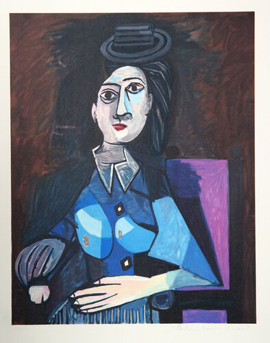 Femme au Petit Chapeau Rond by Pablo Picasso, 인쇄 for Sale on Singulart