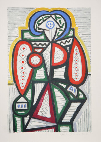 Femme Assise by Pablo Picasso, 인쇄 for Sale on Singulart
