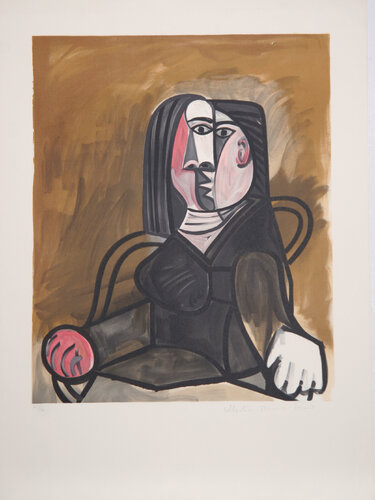 Femme Assise dans un Fauteuil by Pablo Picasso, 인쇄 for Sale on Singulart