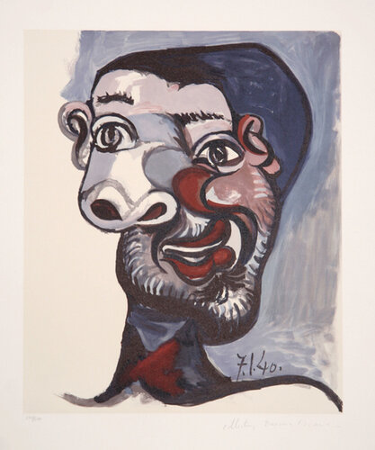 Tete de Homme by Pablo Picasso, 인쇄 for Sale on Singulart