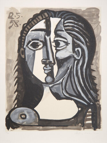 Tete de Femme by Pablo Picasso, 인쇄 for Sale on Singulart