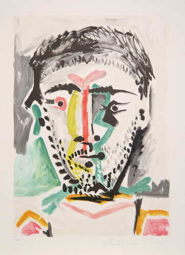 Portrait d'Homme by Pablo Picasso, 版畫 for Sale on Singulart