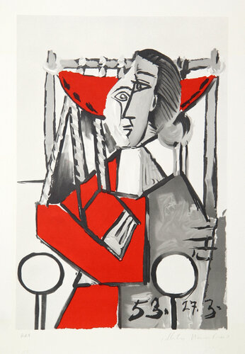 Femme Assise by Pablo Picasso, 인쇄 for Sale on Singulart