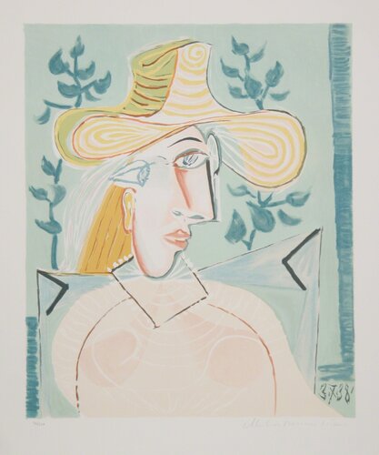 Femme a la Collerette by Pablo Picasso, 인쇄 for Sale on Singulart