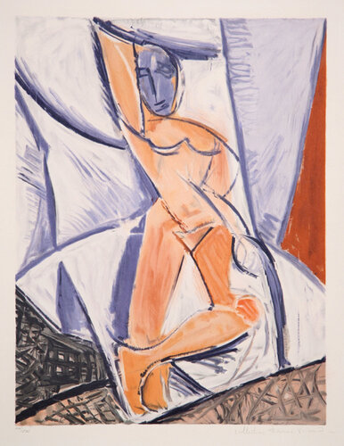 Etude Pour Le Nu a la Draperie by Pablo Picasso, 인쇄 for Sale on Singulart