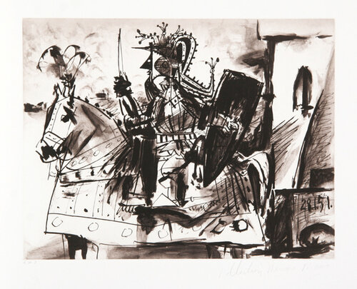 Cavalier en Armure by Pablo Picasso, 인쇄 for Sale on Singulart