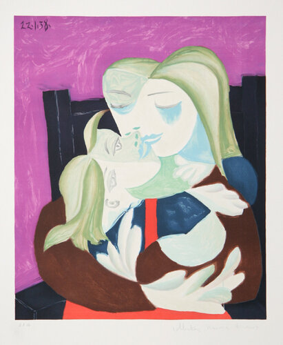Femme et Enfant Enlaces by Pablo Picasso, 인쇄 for Sale on Singulart