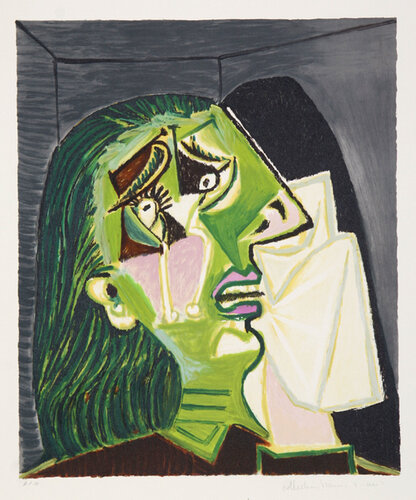 Femme au Mouchoir by Pablo Picasso, 인쇄 for Sale on Singulart