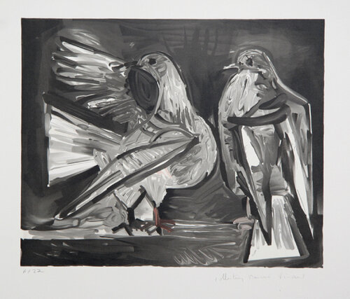 Deux Pigeons by Pablo Picasso, 인쇄 for Sale on Singulart