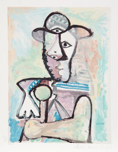 Buste d'Homme by Pablo Picasso, 인쇄 for Sale on Singulart