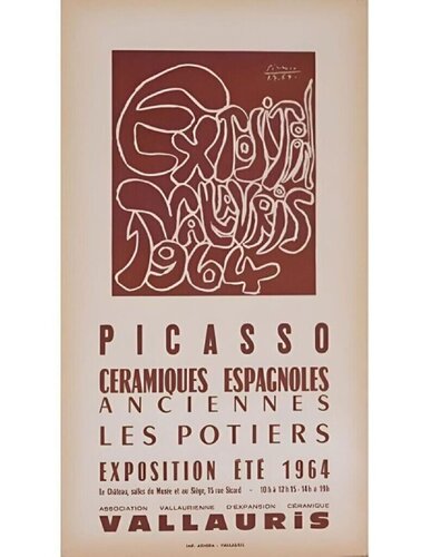 Picasso Ceramiques Espagnoles 1964 exposition lithograph van Pablo Picasso, Afdruk te koop op Singulart