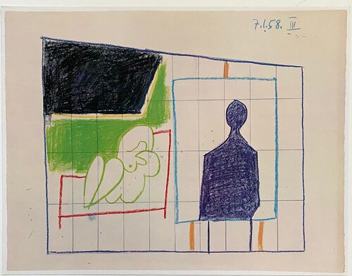 La chute d'Icare, 7.1.58.III by Pablo Picasso, Print for Sale on Singulart