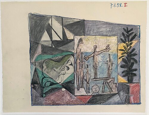 La chute d'Icare, 7.1.58.II by Pablo Picasso, Print for Sale on Singulart