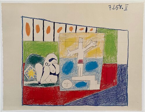 La chute d'Icare, 7.1.58.II by Pablo Picasso, Print for Sale on Singulart