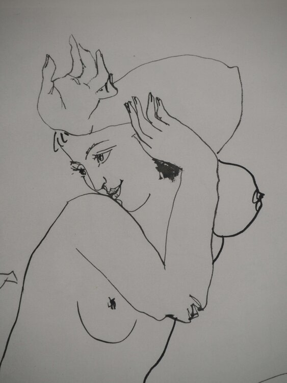 L'attaque de Cupidon Pablo Picasso