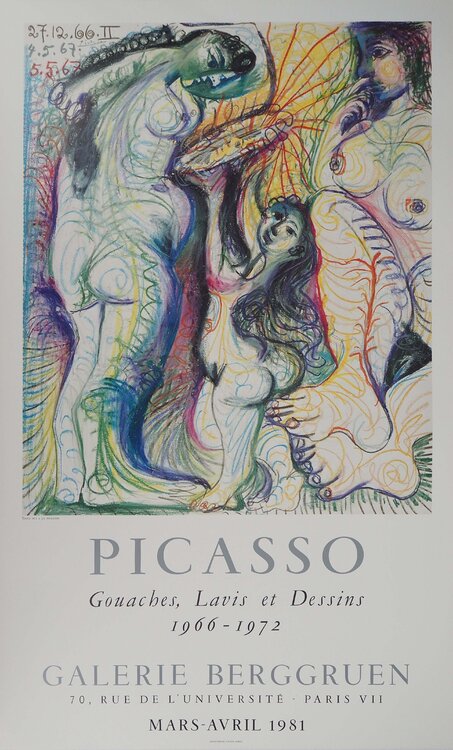 Trois nus à la toilette Pablo Picasso