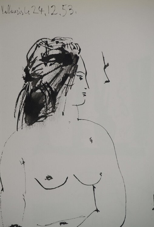 Le modèle aux jambes croisées Pablo Picasso