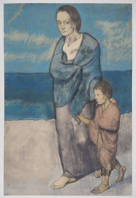 Mère et enfant Pablo Picasso