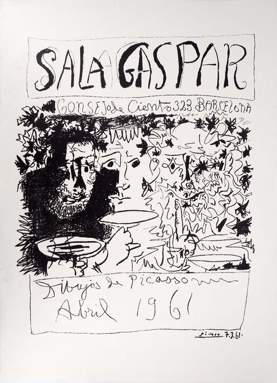 Exposition de pencils à la galerie Sala Gaspar Pablo Picasso