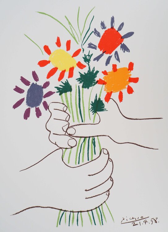 Le bouquet de la Paix Pablo Picasso