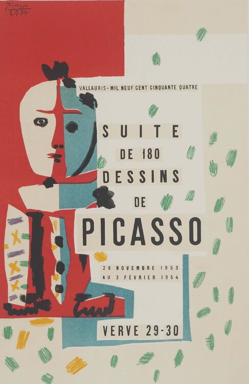 Clown pour Verve Pablo Picasso