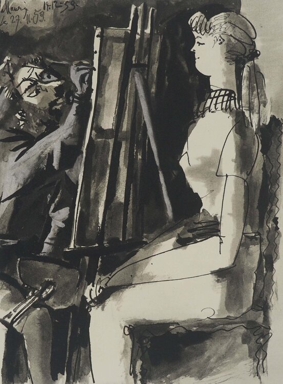 La muse de l'artist Pablo Picasso
