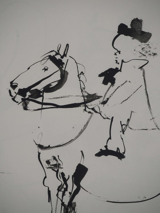 Le petit cavalier au chapeau Pablo Picasso