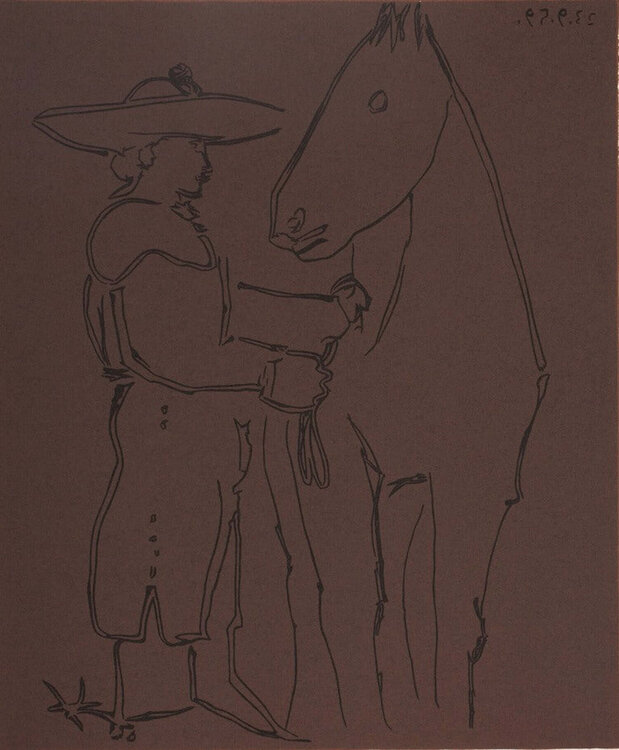 Picador et cheval Pablo Picasso