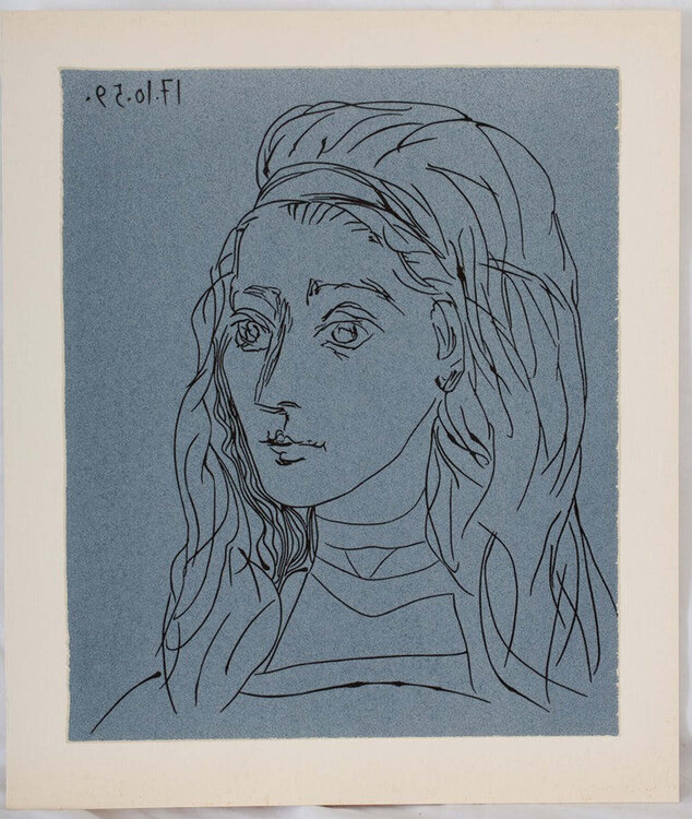 Portrait de Jacqueline Pablo Picasso